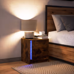 VidaXL 852055 nightstand/bedside table Oak - Additional view 5