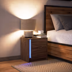 VidaXL 852059 nightstand/bedside table Oak - Additional view 4