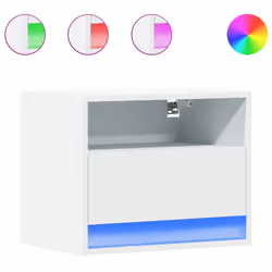 VidaXL 852061, White, Wood, 500 mm, 340 mm, 400 mm, 1 pc(s)