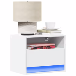 VidaXL 852062 nightstand/bedside table White