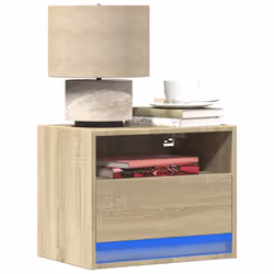 VidaXL 852065 nightstand/bedside table Oak