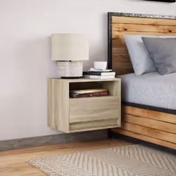VidaXL 852065 nightstand/bedside table Oak - Additional view 4