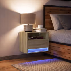 VidaXL 852065 nightstand/bedside table Oak - Additional view 5