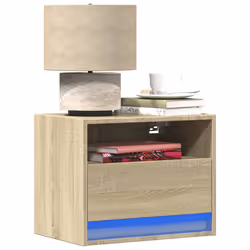 VidaXL 852066 nightstand/bedside table Oak