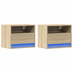 VidaXL 852066 nightstand/bedside table Oak