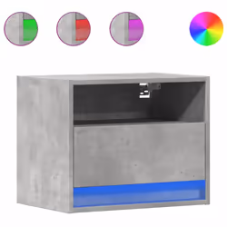 VidaXL 852067, Concrete colour, Wood, 500 mm, 340 mm, 400 mm, 1 pc(s)