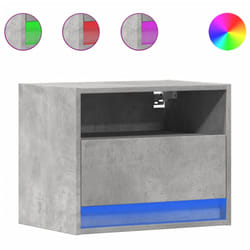 VidaXL 852067 nightstand/bedside table Concrete colour