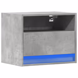 VidaXL 852067 nightstand/bedside table Concrete colour