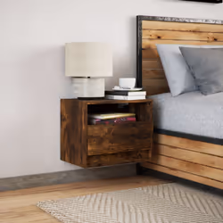 VidaXL 852069 nightstand/bedside table Oak - Additional view 4