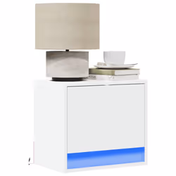 VidaXL 852075 nightstand/bedside table White