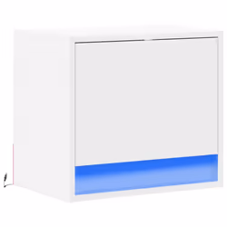 VidaXL 852075 nightstand/bedside table White