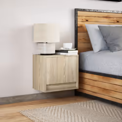 VidaXL 852080 nightstand/bedside table Oak - Additional view 4