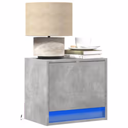 VidaXL 852082 nightstand/bedside table Concrete colour