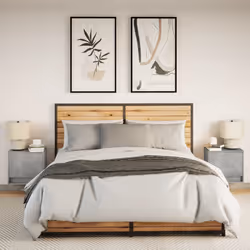 VidaXL 852082 nightstand/bedside table Concrete colour - Additional view 4