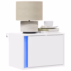 VidaXL 852089 nightstand/bedside table White