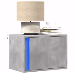 VidaXL 852095 nightstand/bedside table Concrete colour