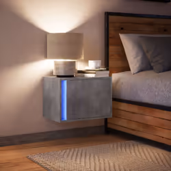 VidaXL 852095 nightstand/bedside table Concrete colour - Additional view 5