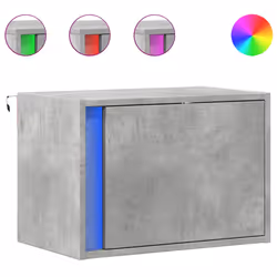 VidaXL 852096, Concrete colour, Wood, 500 mm, 310 mm, 350 mm, 2 pc(s)