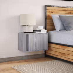 VidaXL 852100 nightstand/bedside table Oak - Additional view 4