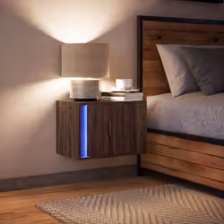 VidaXL 852101 nightstand/bedside table Oak - Additional view 4