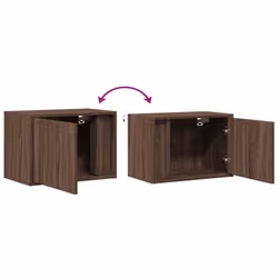 VidaXL 852101 nightstand/bedside table Oak - Additional view 9