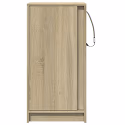 vidaXL Sideboard with LED Side Cabinet Highboard Cupboard Engineered Wood - sonoma oak - Additional view 5