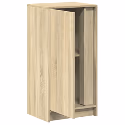vidaXL Sideboard with LED Side Cabinet Highboard Cupboard Engineered Wood - sonoma oak - Additional view 6