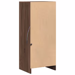 vidaXL Sideboard with LED Side Cabinet Highboard Engineered Wood - brown oak, 42.5 x 34 x 100 cm - Additional view 8
