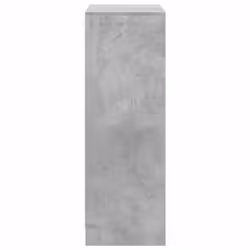 vidaXL Sideboard with LED Cupboard Side Cabinet Highboard Engineered Wood - concrete grey, 72 x 34 x 100 cm - Additional view 7
