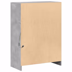 vidaXL Sideboard with LED Cupboard Side Cabinet Highboard Engineered Wood - concrete grey, 72 x 34 x 100 cm - Additional view 8