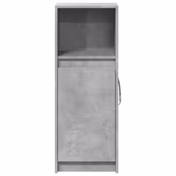 vidaXL Sideboard with LED Cupboard Side Cabinet Highboard Engineered Wood - concrete grey, 38 x 34 x 100 cm - Additional view 5