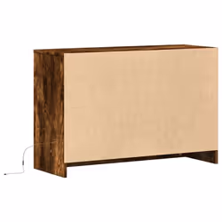 vidaXL TV Cabinet with LED TV Stand Media Unit TV Unit Engineered Wood - smoked oak - Additional view 7