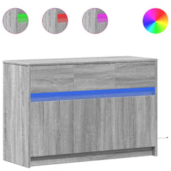 vidaXL TV Cabinet with LED TV Stand Media Unit TV Unit Engineered Wood - grey sonoma
