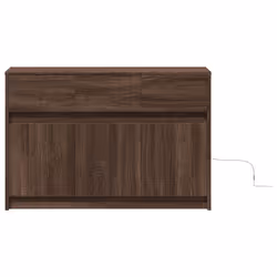 vidaXL TV Cabinet with LED TV Stand Media Unit TV Unit Engineered Wood - brown oak - Additional view 5