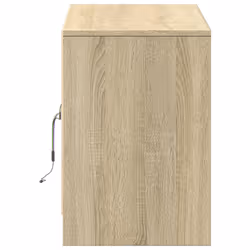 vidaXL TV Cabinet with LED TV Stand TV Unit Media Cabinet Engineered Wood - sonoma oak, 100 x 34 x 50 cm - Additional view 6