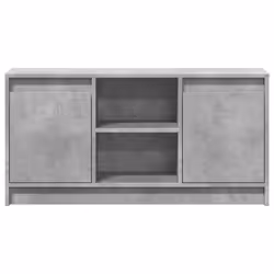 vidaXL TV Cabinet with LED TV Stand TV Unit Media Cabinet Engineered Wood - concrete grey, 100 x 34 x 50 cm - Additional view 5