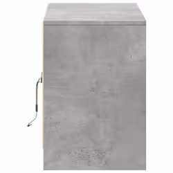 vidaXL TV Cabinet with LED TV Stand TV Unit Media Cabinet Engineered Wood - concrete grey, 100 x 34 x 50 cm - Additional view 6