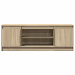 vidaXL TV Cabinet with LED TV Stand TV Unit Media Cabinet Engineered Wood - sonoma oak, 139.5 x 34 x 50 cm - Additional view 5