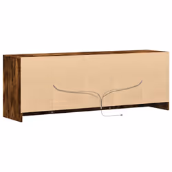 vidaXL TV Cabinet with LED TV Stand TV Unit Media Cabinet Engineered Wood - smoked oak, 139.5 x 34 x 50 cm - Additional view 7