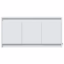 vidaXL TV Cabinet with LED TV Stand Media Unit TV Unit White Engineered Wood - Additional view 5