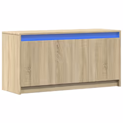 vidaXL TV Cabinet with LED TV Stand Media TV Unit Sonoma Oak Engineered Wood - Additional view 2