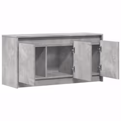 vidaXL TV Cabinet with LED TV Stand TV Unit Concrete Grey Engineered Wood - Additional view 8