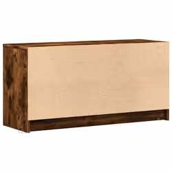 vidaXL TV Cabinet with LED TV Stand TV Unit Media Unit Engineered Wood - smoked oak, 100 x 34 x 50 cm - Additional view 7