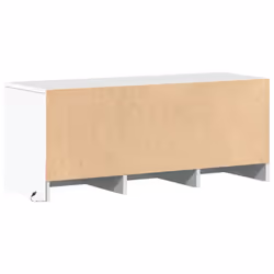 vidaXL TV Cabinet with LED TV Stand TV Unit Engineered Wood - white, 97x 34 x 40 cm - Additional view 7