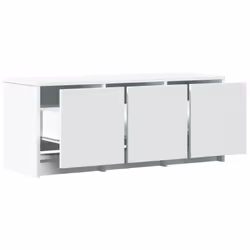 vidaXL TV Cabinet with LED TV Stand TV Unit Engineered Wood - white, 97x 34 x 40 cm - Additional view 8