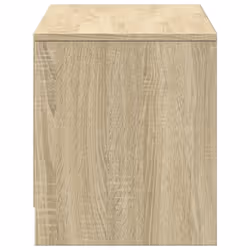 vidaXL TV Cabinet with LED TV Stand TV Unit Engineered Wood - sonoma oak, 97x 34 x 40 cm - Additional view 6