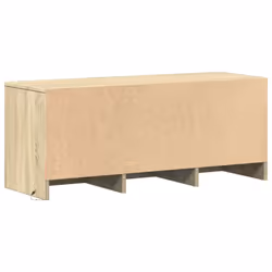 vidaXL TV Cabinet with LED TV Stand TV Unit Engineered Wood - sonoma oak, 97x 34 x 40 cm - Additional view 7