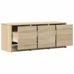 vidaXL TV Cabinet with LED TV Stand TV Unit Engineered Wood - sonoma oak, 97x 34 x 40 cm - Additional view 8