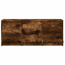 vidaXL TV Cabinet with LED TV Stand TV Unit Engineered Wood - smoked oak, 97x 34 x 40 cm - Additional view 5