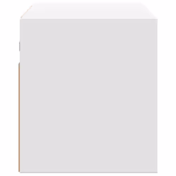 vidaXL TV Wall Cabinet with LED Lights TV Unit Wall Mounted Cabinet White - Additional view 6